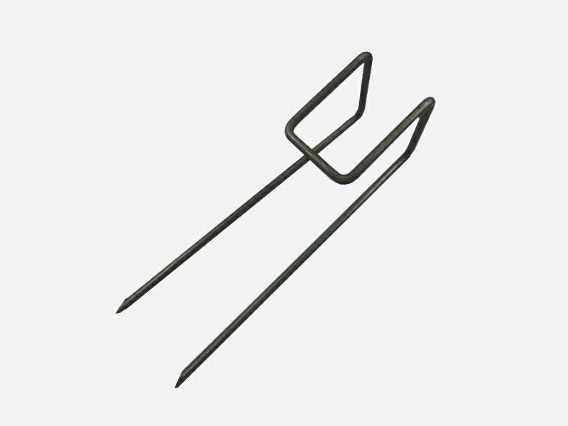 防草シート 「U字溝専用ピン180型」 35～40mm厚用 (50本入) | 防草