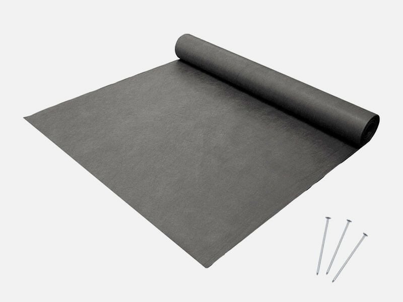 砂利下専用防草シート 砂利下専用草なしシートピンセット」 1m×25m+大頭釘50本 | 防草シート