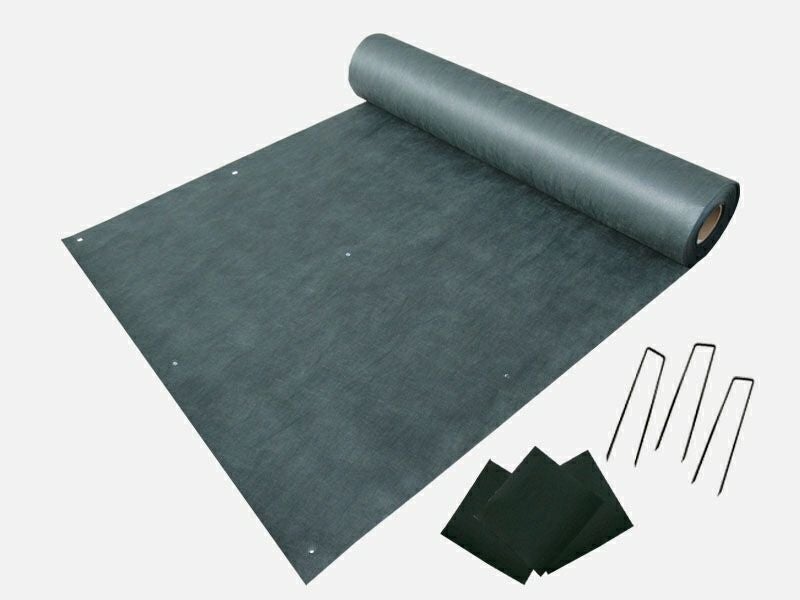 防草シート 1m×30m2個セット とことん防草シートライトフルセット」 1m×30m+U型ピン(標準)150本+