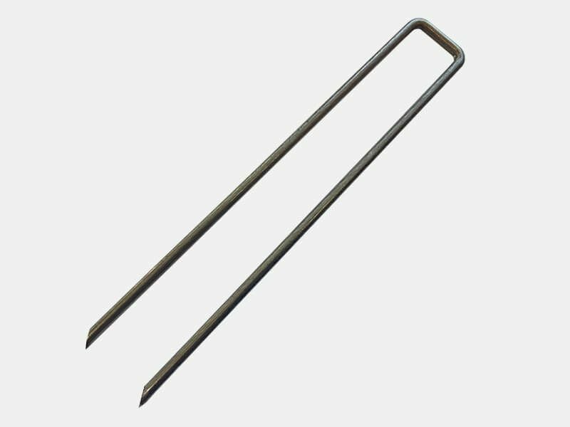 防草シート専用 「U型ピン(特大)」 径6mm×長さ250mm (200本入) | 防草